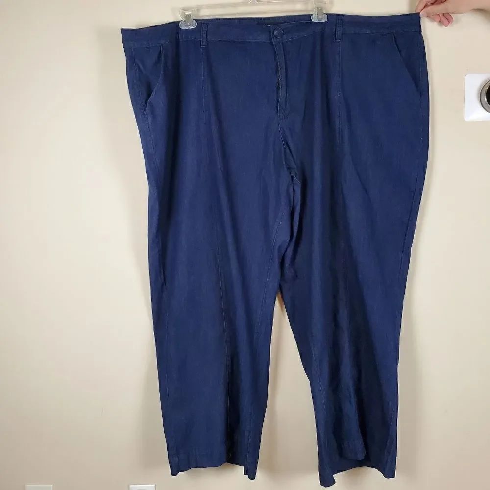 Ashley Stewart Denim Trousers Size 36